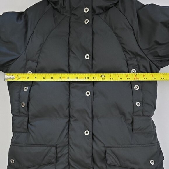 MEC Women's Black Premium Down Fill Parka Puffer Winter Hooded Coat Sz S - Picture 13 of 16